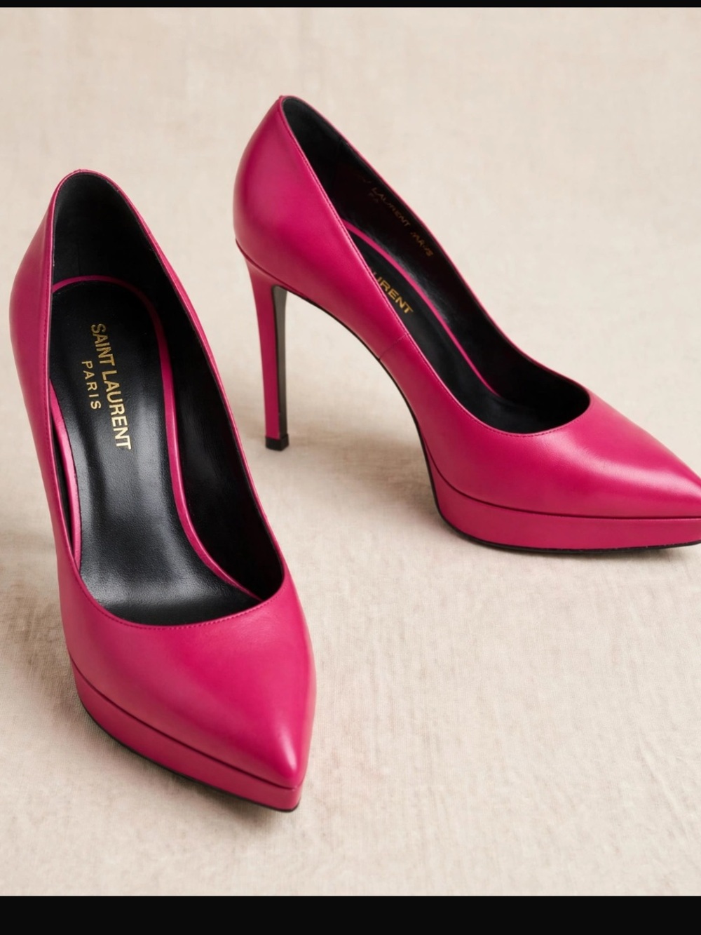 Saint Laurent Fuchsia Heels